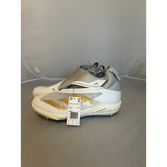 Adidas Adizero Impact metal baseball cleats gray white mens size 11 IF8483 NWT